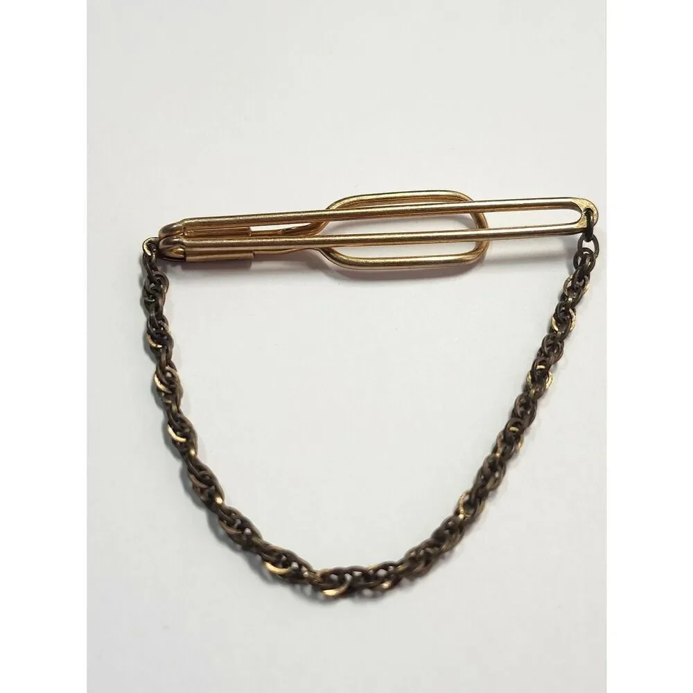 VINTAGE SWANK 1/20 12K GOLD FILLED TIE CLIP/CLASP